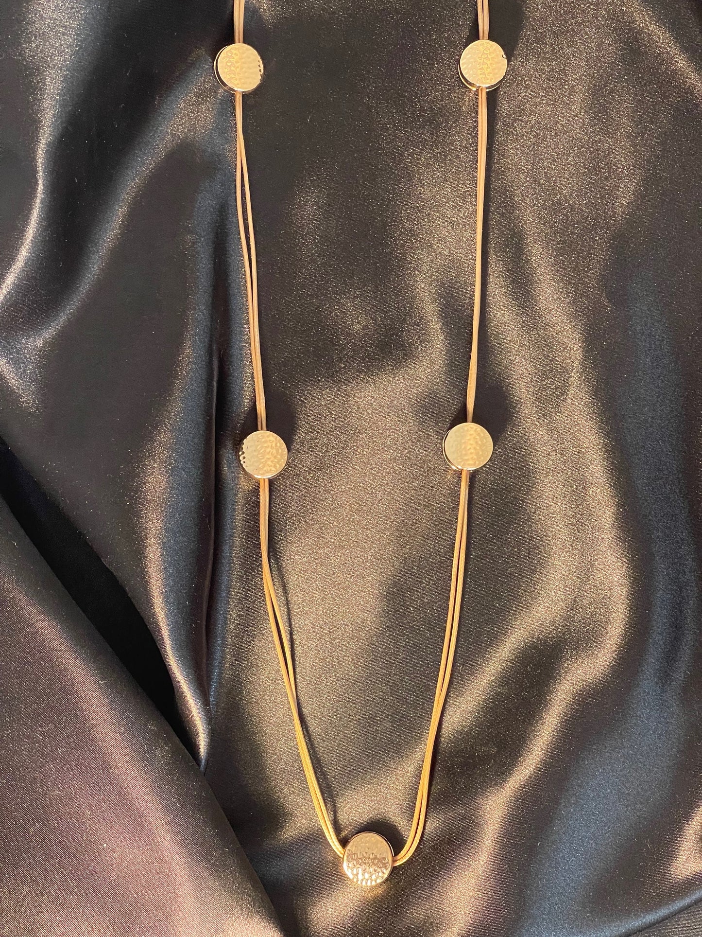 N158 guld/brun lång