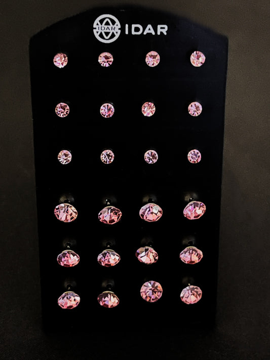 Örhänge Diamond Pink
