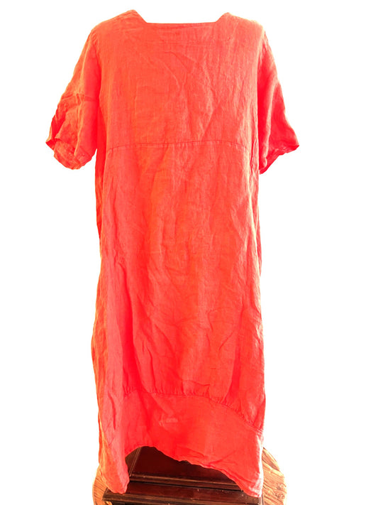 Linen 11757 coral