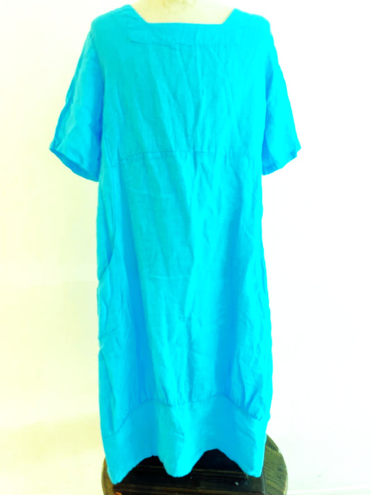 Linen 11757 turquoise